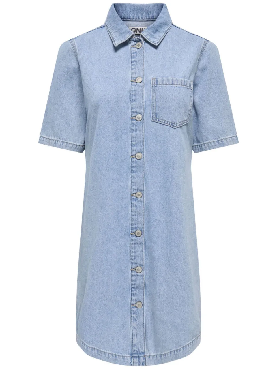 Only spijkerjurk light blue denim, foto 2