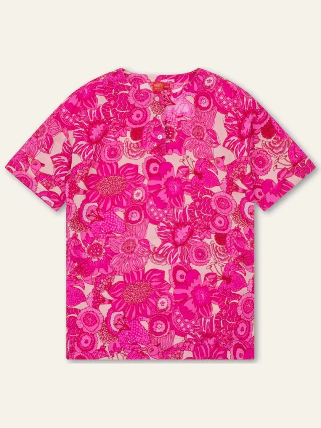 Oilily Dotcom Jurk - Roze - 122/7yr Paars
