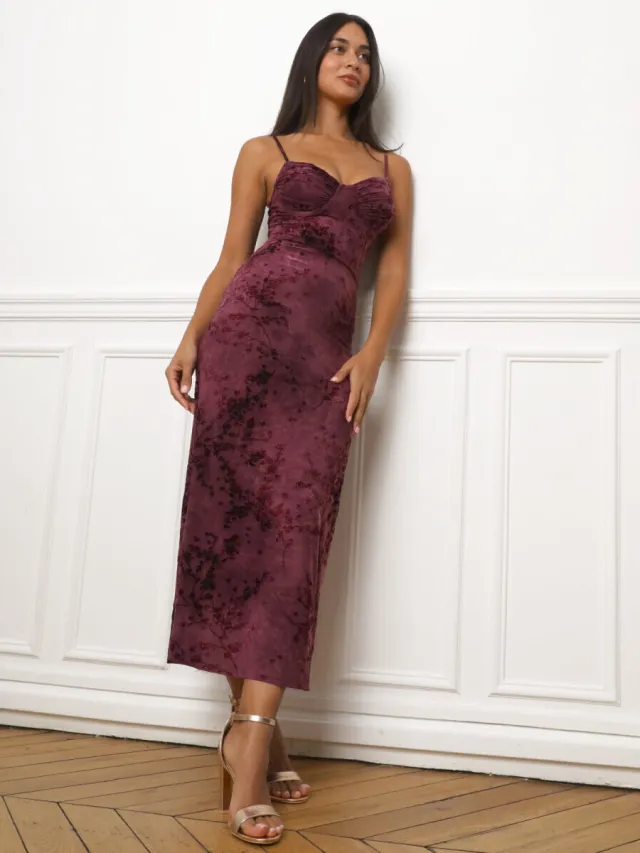 La Modeuse Jurk La Modeuse 80193_P191081 Bordeau
