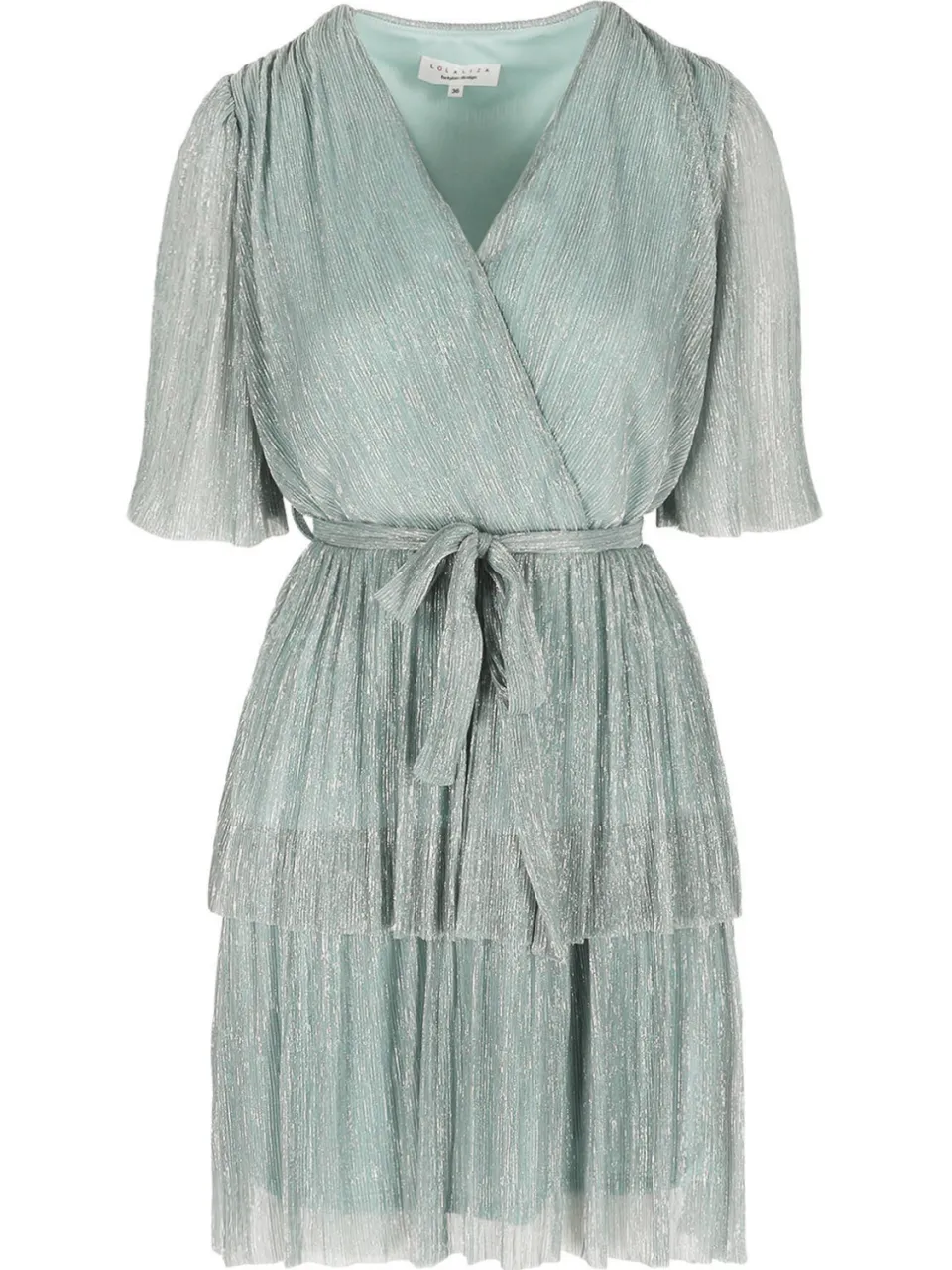LOLALIZA cocktailjurk turquoise, foto 2