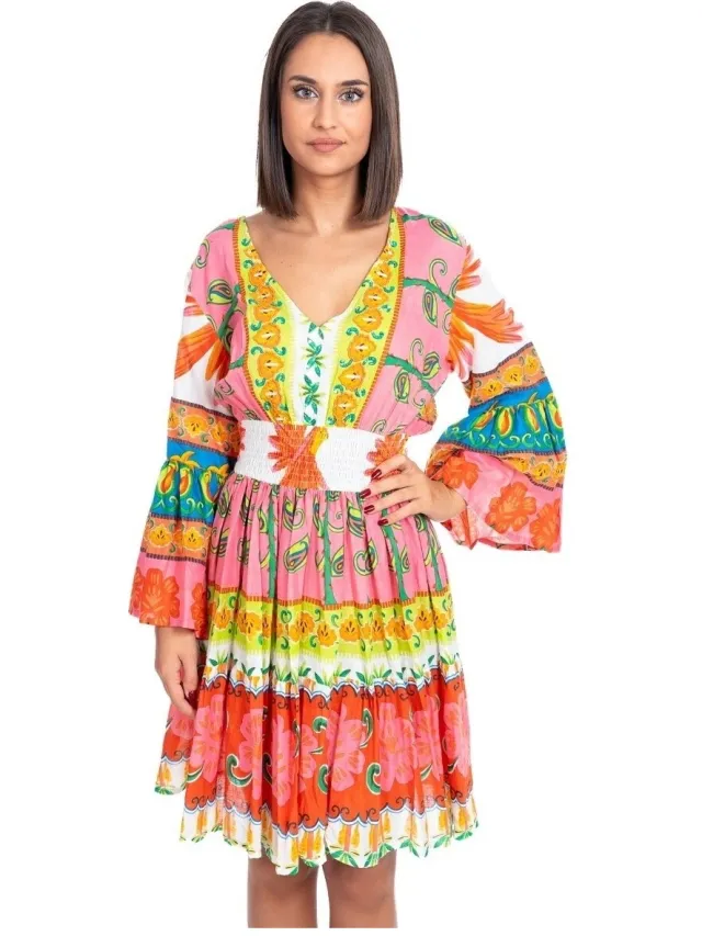 Isla Bonita By Sigris Korte Jurk Isla Bonita By Sigris Korte Jurk Rood