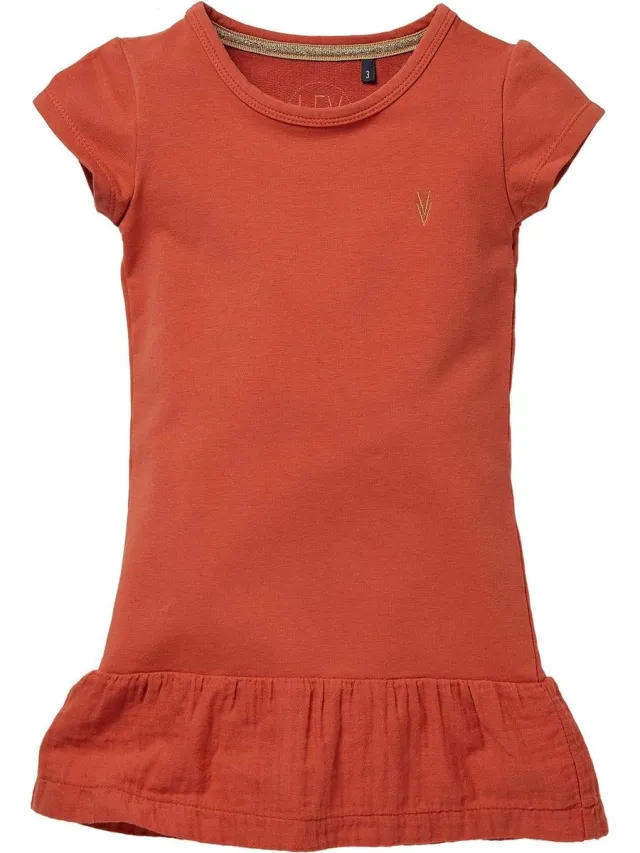 Levv meisjes jurk Nara Stone Red Rood