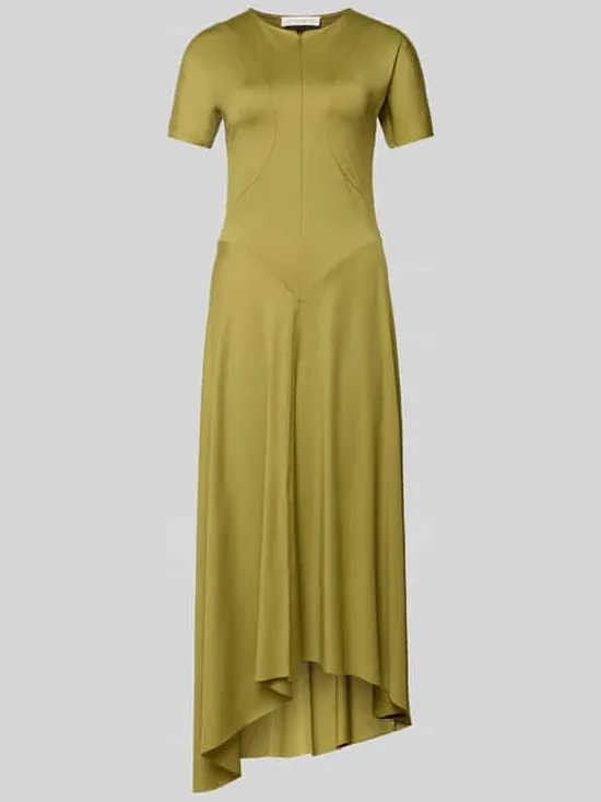 Victoria Beckham Midi-jurk met verlengde achterkant lichtgroen, foto 2