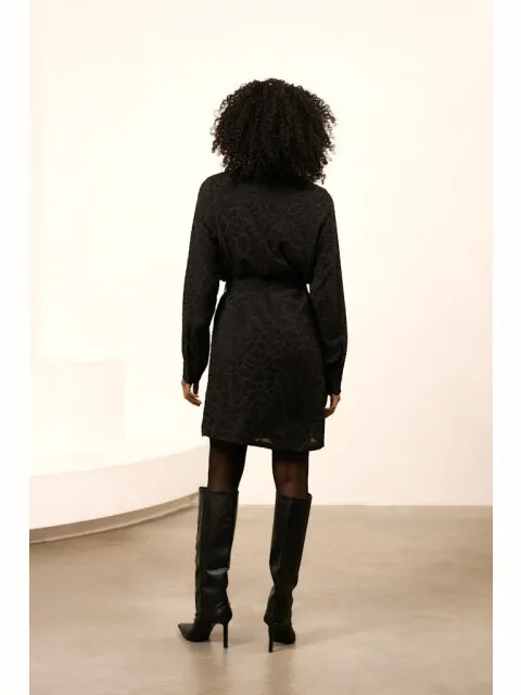 Lofty Manner Dress lina zwart, foto 2