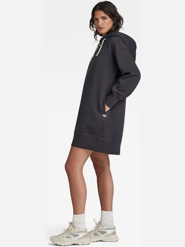 G-Star Loose sw dress hdd l\s wmn - Dames - Jurken shadow