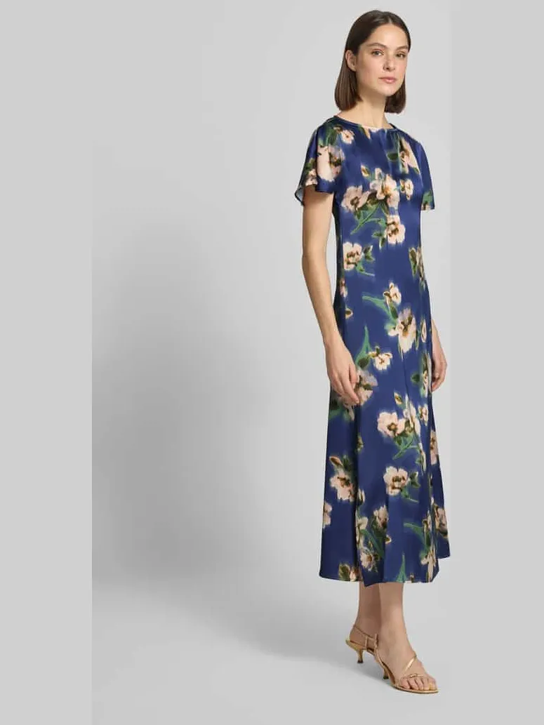 GUIDO MARIA KRETSCHMER WOMAN Cocktailjurk in Midilengte Model 'Leonie' blauw, foto 3