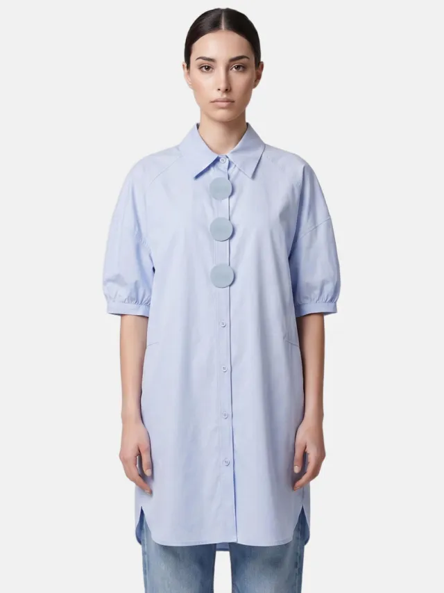 Chiara Ferretti Jurk Women Blauw