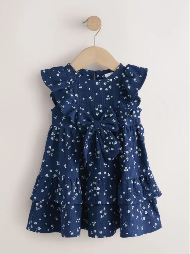 Next Meisjes - Gelaagde zomerjurk - Blauw Navy