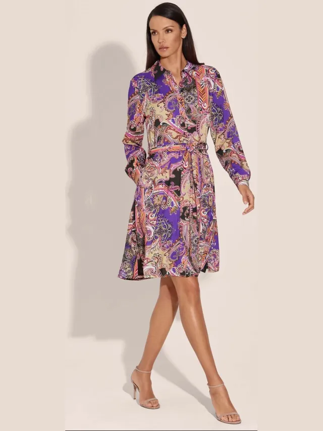 MADELEINE Jurk Jurk ultraviolet / meerkleurig