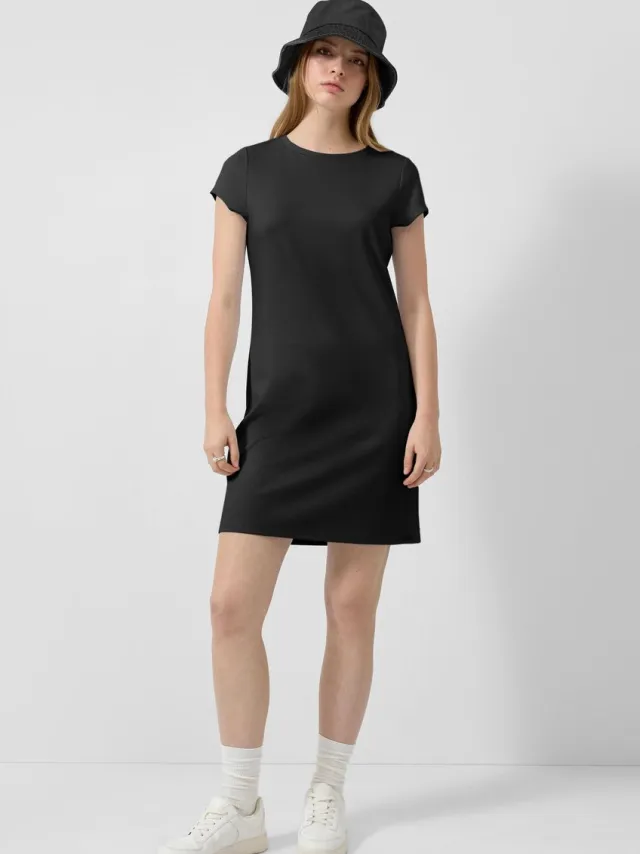 QS female - Jersey jurk zwart