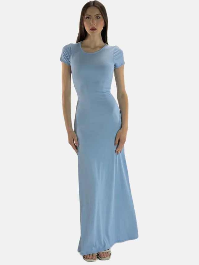 Elara Maxikleid HellBlau