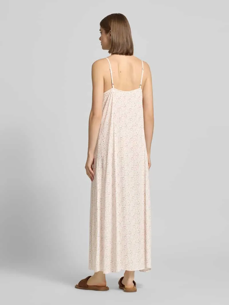 Pieces Smalle vrijetijdsjurk van pure viscose model 'BARRI' wit, foto 3