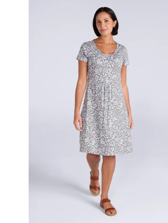Mountain Warehouse Dames/Dames Flora Denim UV-beschermende Midi Dress (Licht Khaki) Kaki