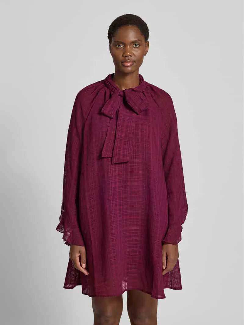 Yas Mini-jurk met strik model 'LIANA' Prune
