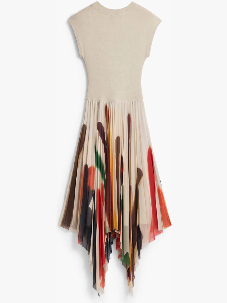Desigual midi jurk ecru, foto 2
