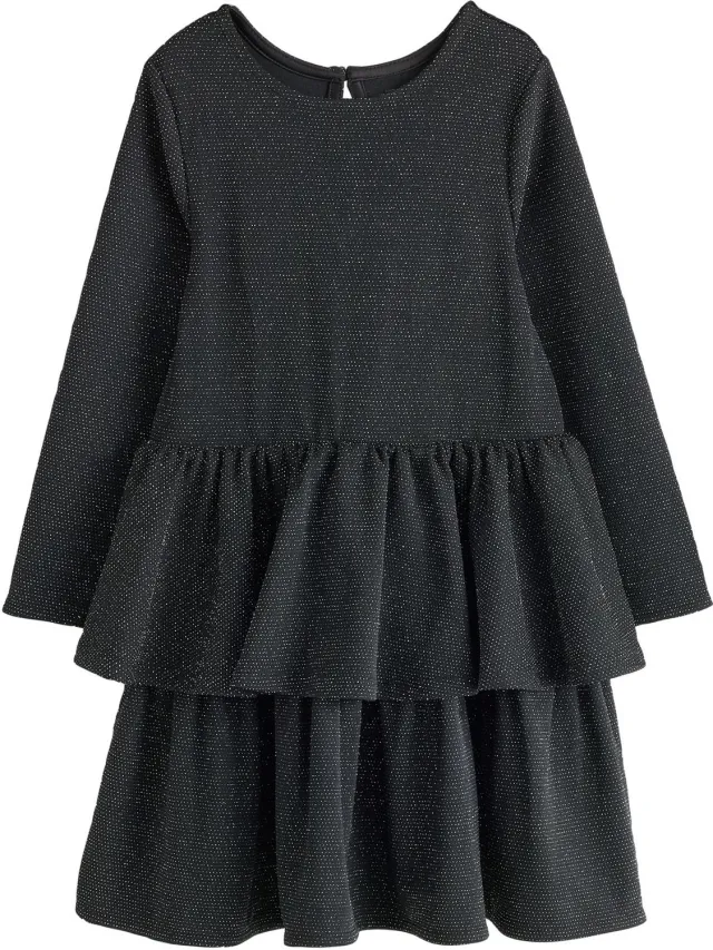 Next Meisjes - Rara jurk - Grijs Black