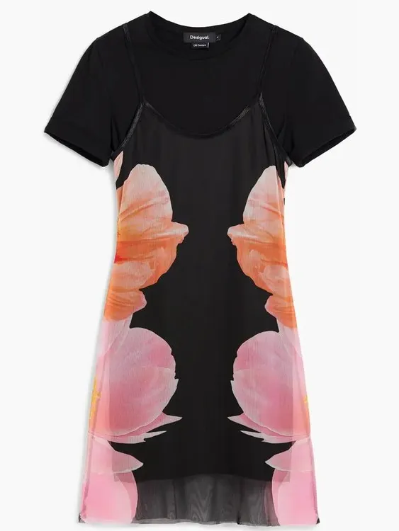 Desigual Damesjurk Desigual Nevada zwart