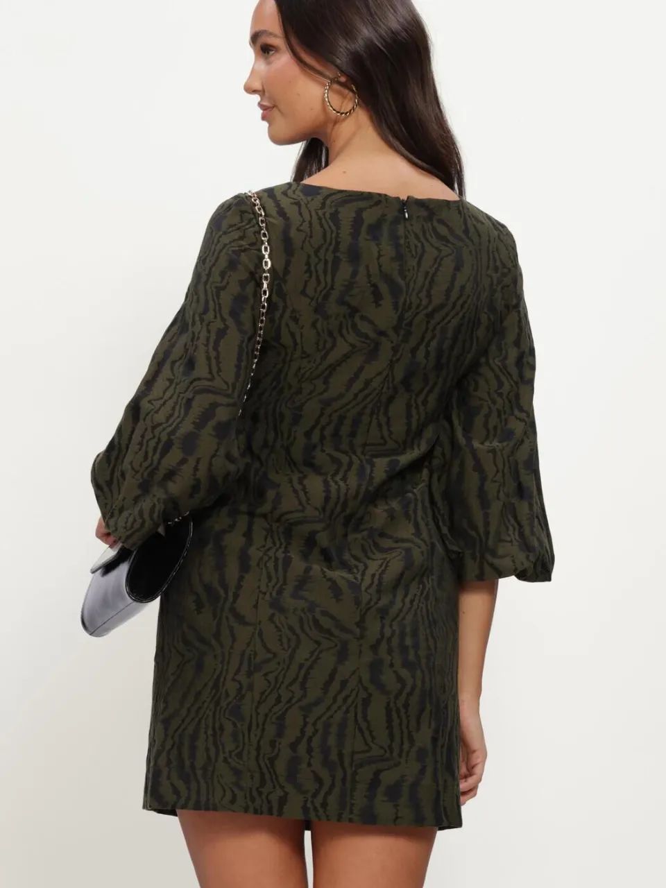 Y.A.S. YAS Dames Jurken Yasolivine 3/4 Dress - Groen, foto 3