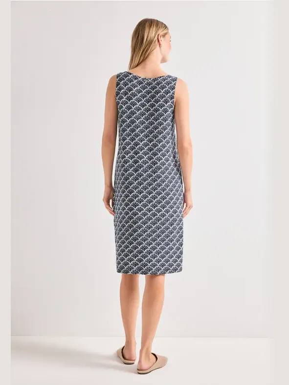 Street One Knielange jurk met gespdetail blauw, foto 3