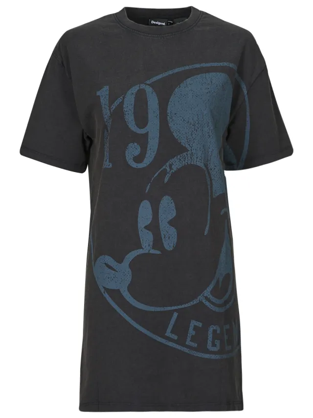 Desigual Korte Jurk Desigual VEST 19-MICKEY Zwart