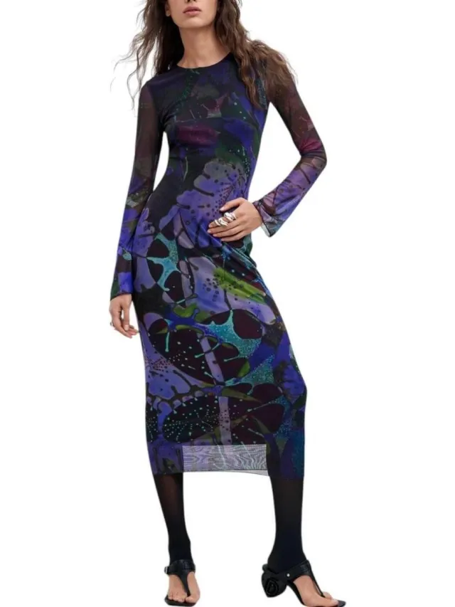 Desigual Jurk Desigual 26WWVK01 5025 Multicolour