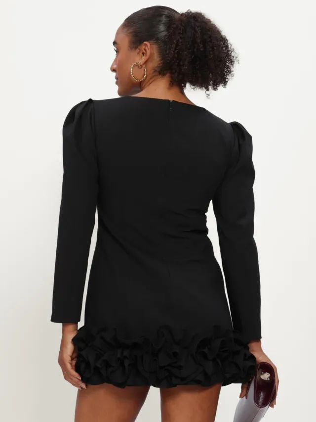 Notre-V Nv-isoria Dames - Jurk - Zwart
