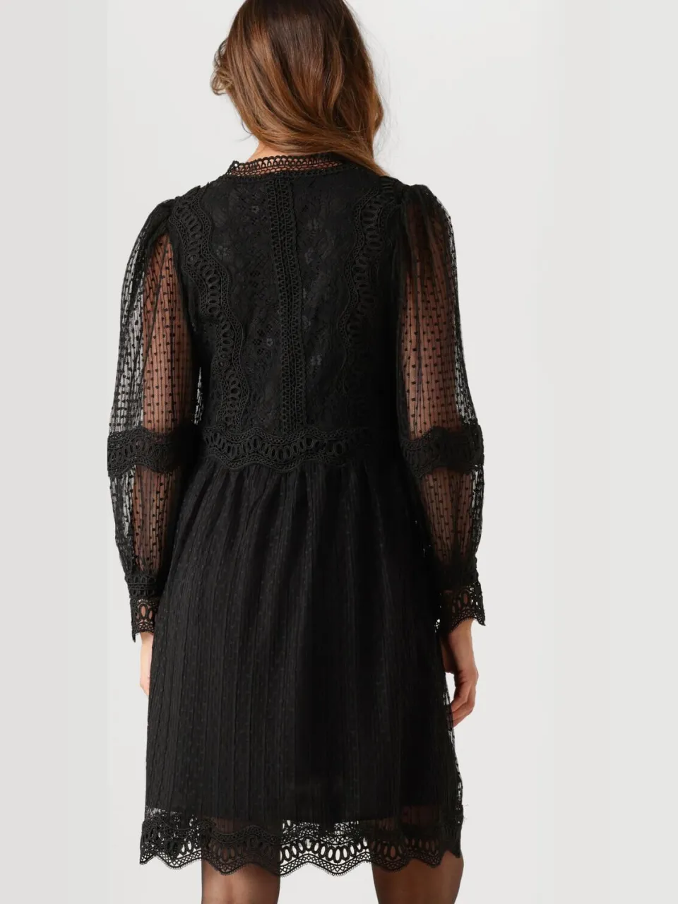 Y.A.S. YAS Dames Jurken Yassophira Ls Dress - Zwart, foto 3