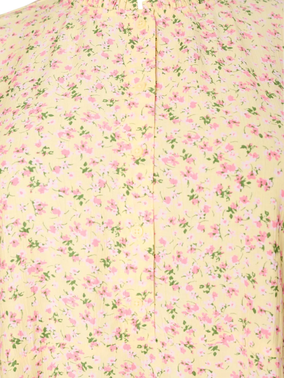 Zizzi viscose blousejurk Plus Size - lichtgeel, foto 5