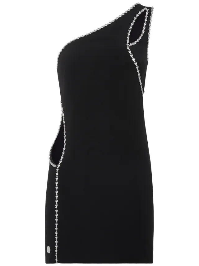 Philipp Plein Cocktail Jurk zwart, foto 2