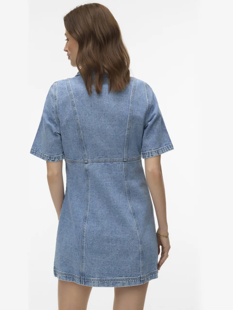 Vero Moda spijkerjurk light blue denim, foto 3