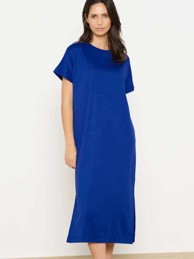 LOLALIZA zomerjurk blauw