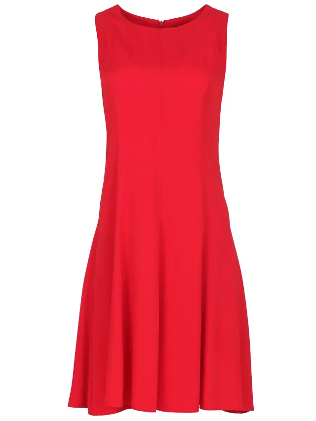 Conquista Rode Cloche jurk Rood