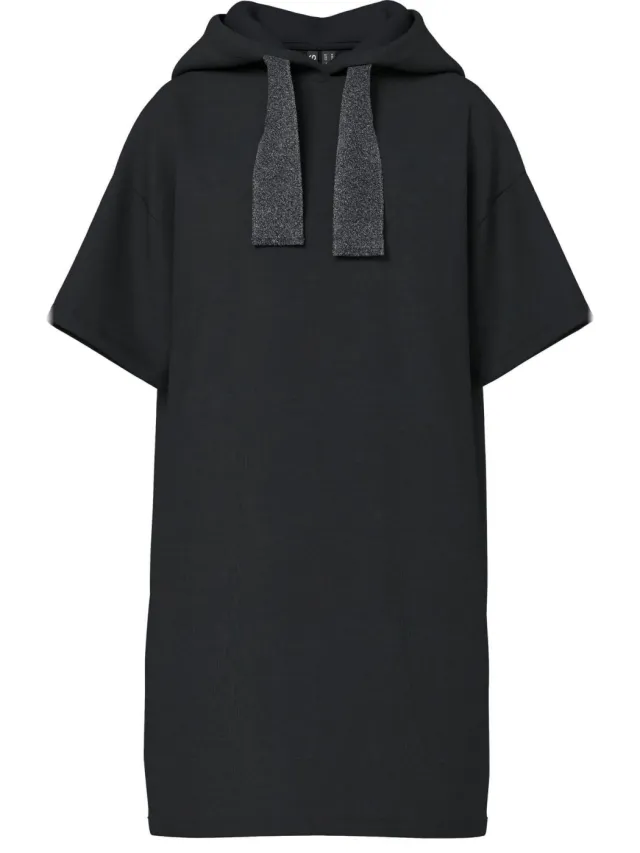 Pieces sweatjurk met capuchon PCCHILLI zwart, foto 2