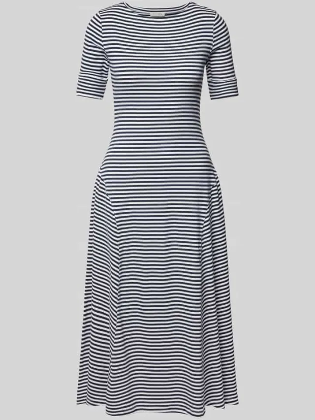 Christian Berg Woman Midi-jurk met halflange mouwen blauw, foto 2