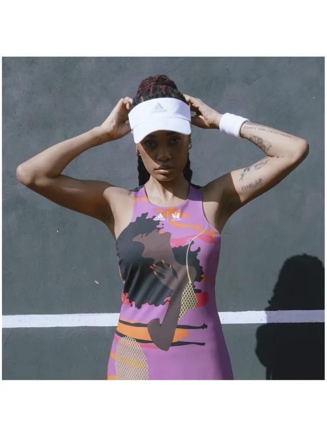 Adidas Korte Jurk adidas Y-dress New York Violet