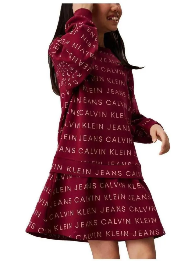 Calvin Klein Jurk Calvin Klein Jeans IG0IG02665 0KS Rood