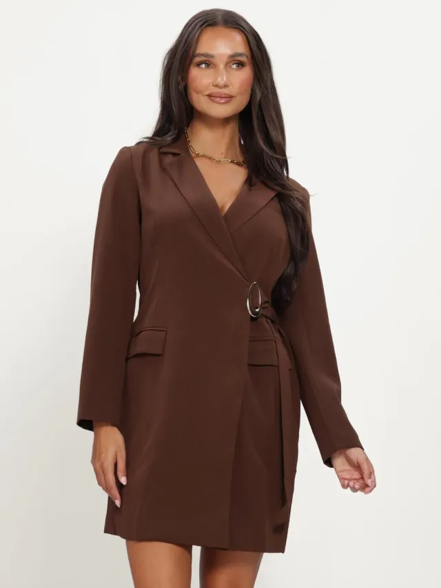 Ydence Dress Carmel jurk bruin