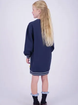 Vingino Padine midi sweatjurk donkerblauw, foto 5