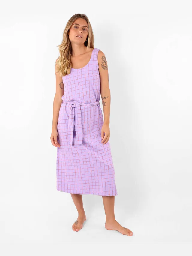 Oxbow Jurk Oxbow Lange jersey tankjurk PISCINA Violet