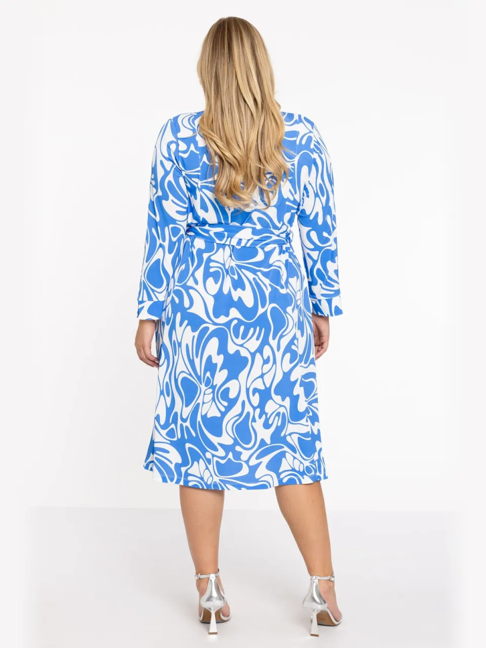 Yoek Blouse-jurk | Lichtblauw, foto 3