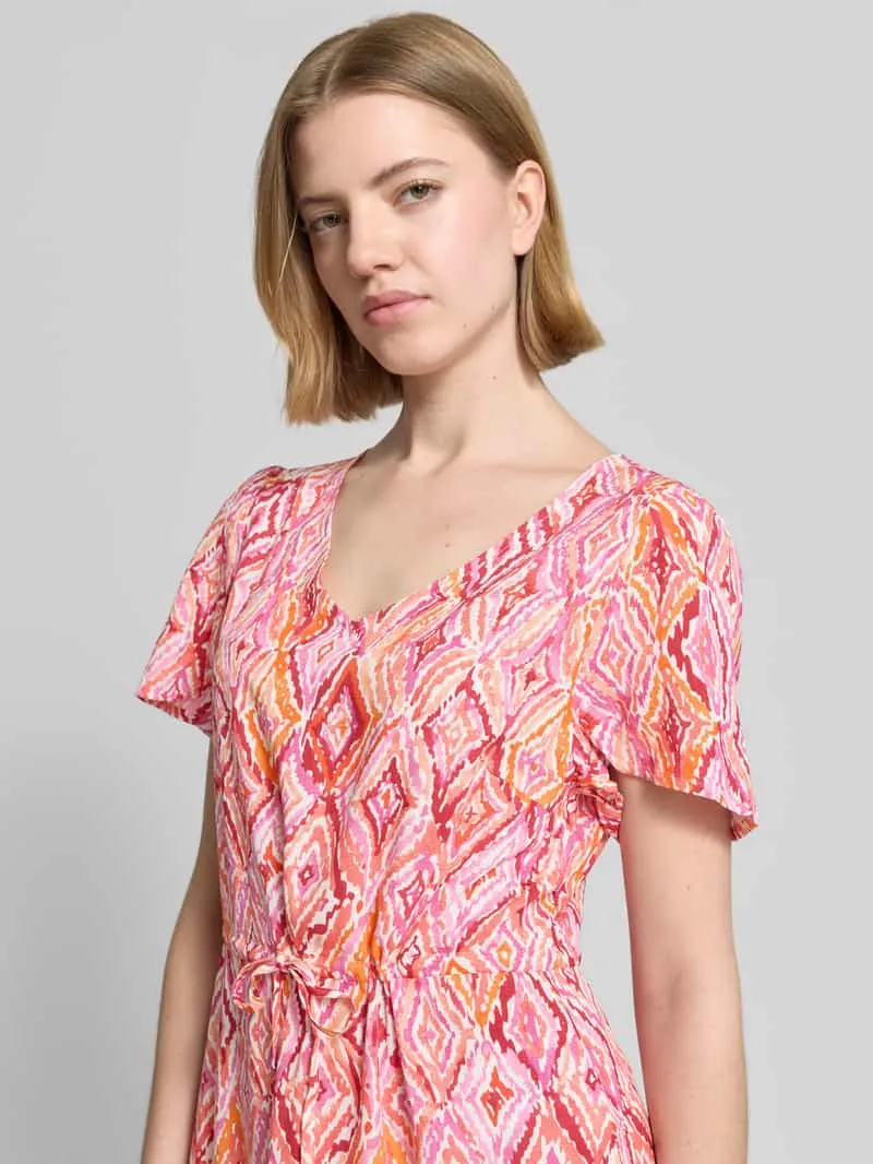 Vero Moda midi jurk roze, foto 4