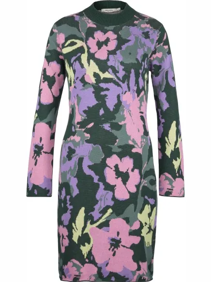 Dedicated Women's Dress Lo Pepita Cats - Jurk, meerkleurig