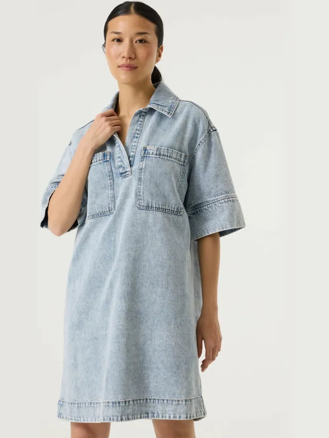 Garcia denim spijkerjurk light blue denim, foto 2