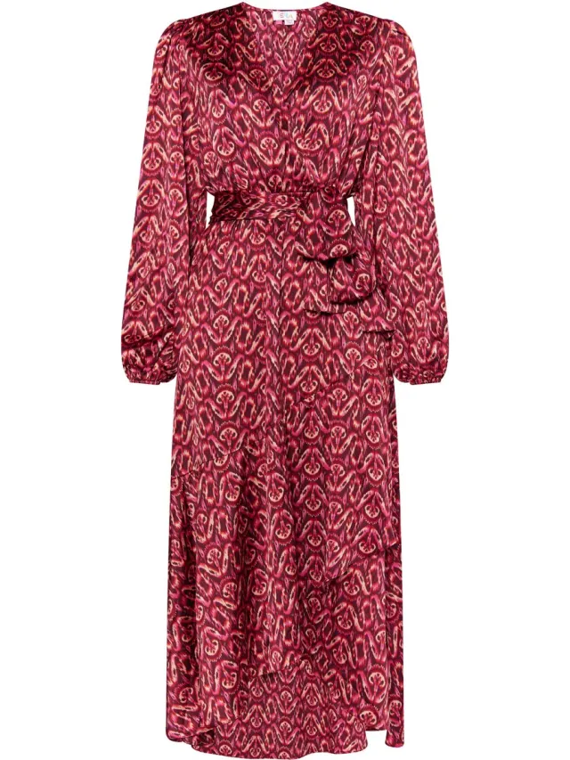 IZIA Maxi jurk Roze Veelkleurig