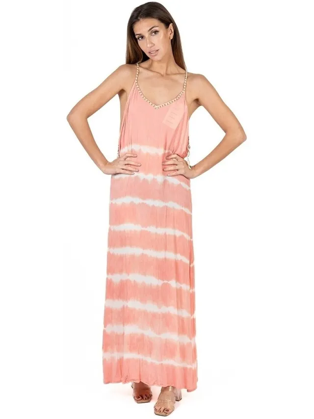 Isla Bonita By Sigris Lange Jurk Isla Bonita By Sigris Lange Midi -Jurk Roze