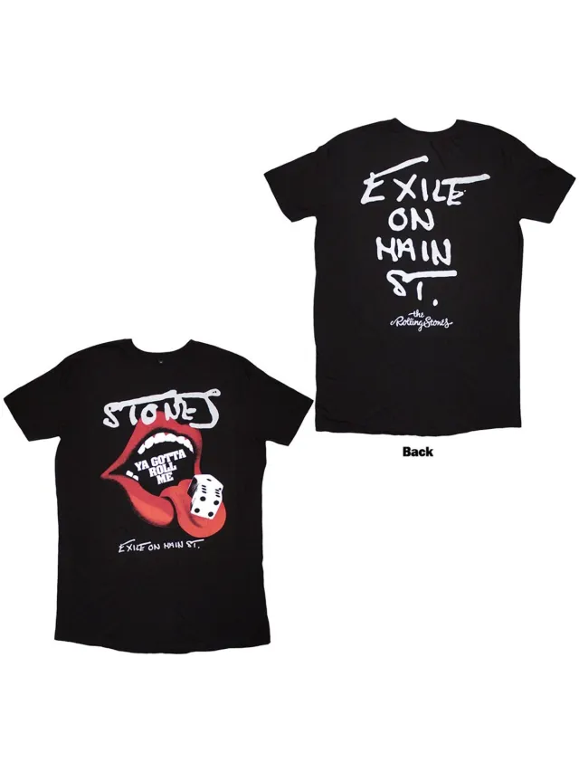 Rolling Stones The Rolling Stones - Ya Gotta Roll Exile T-shirtjurk - XL - Zwart