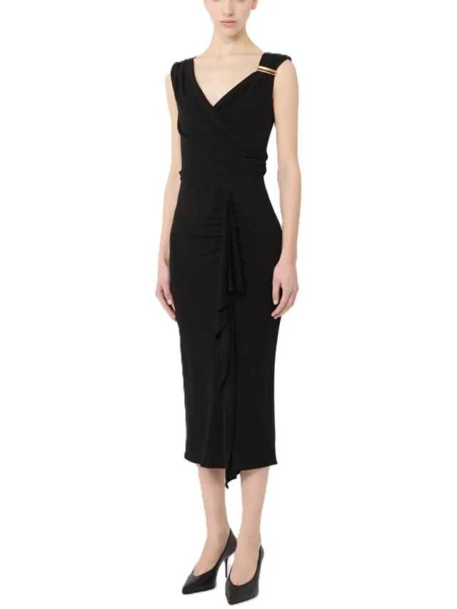Maxmara Studio Midi-jurken Maxmara Studio MSTAUREO Zwart