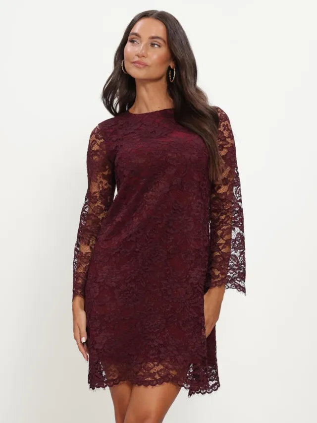 ANA ALCAZAR Dames Jurken Dress - Bordeaux