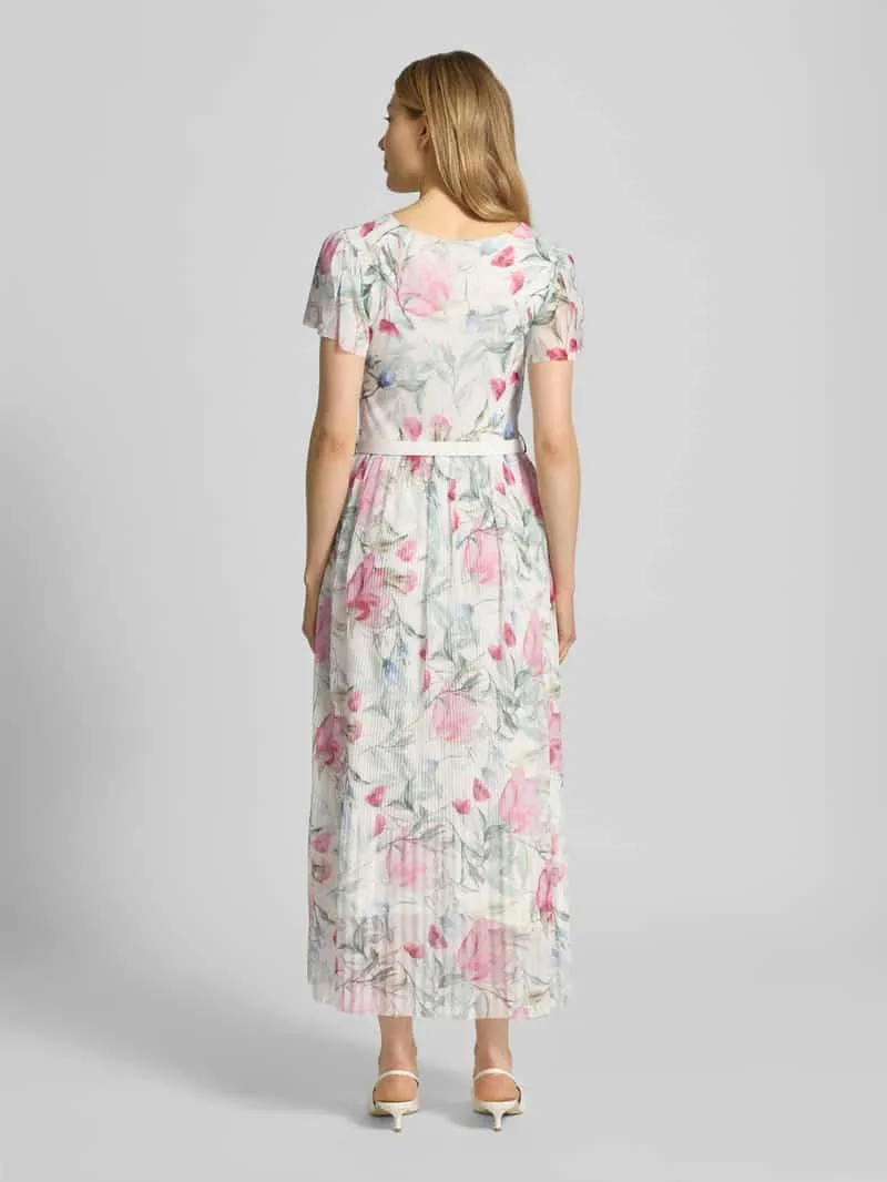 ZABAIONE midi-jurk met riem model 'Be44lla' offwhite, foto 3