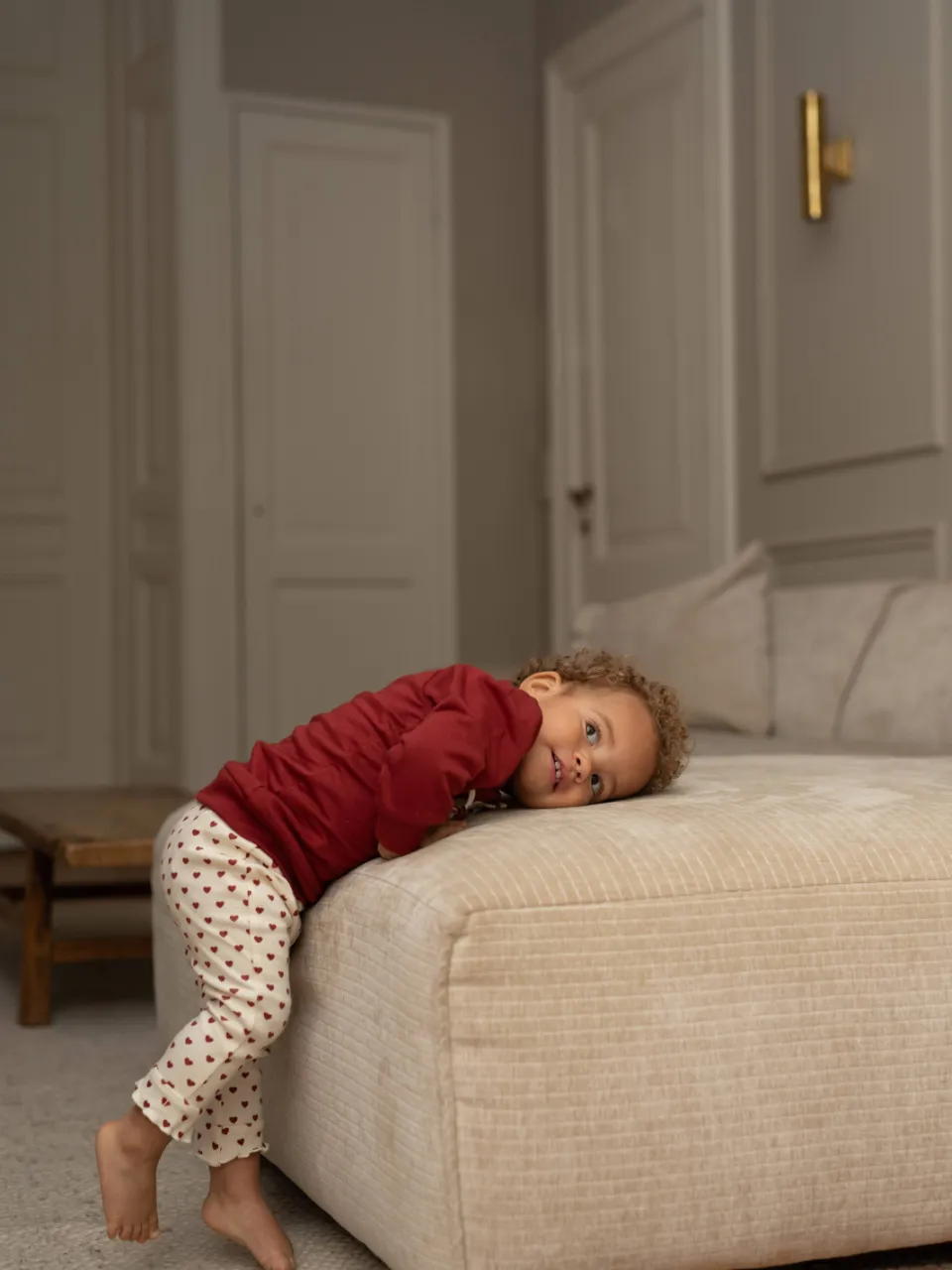 Dirkje sweatjurk rood, foto 5